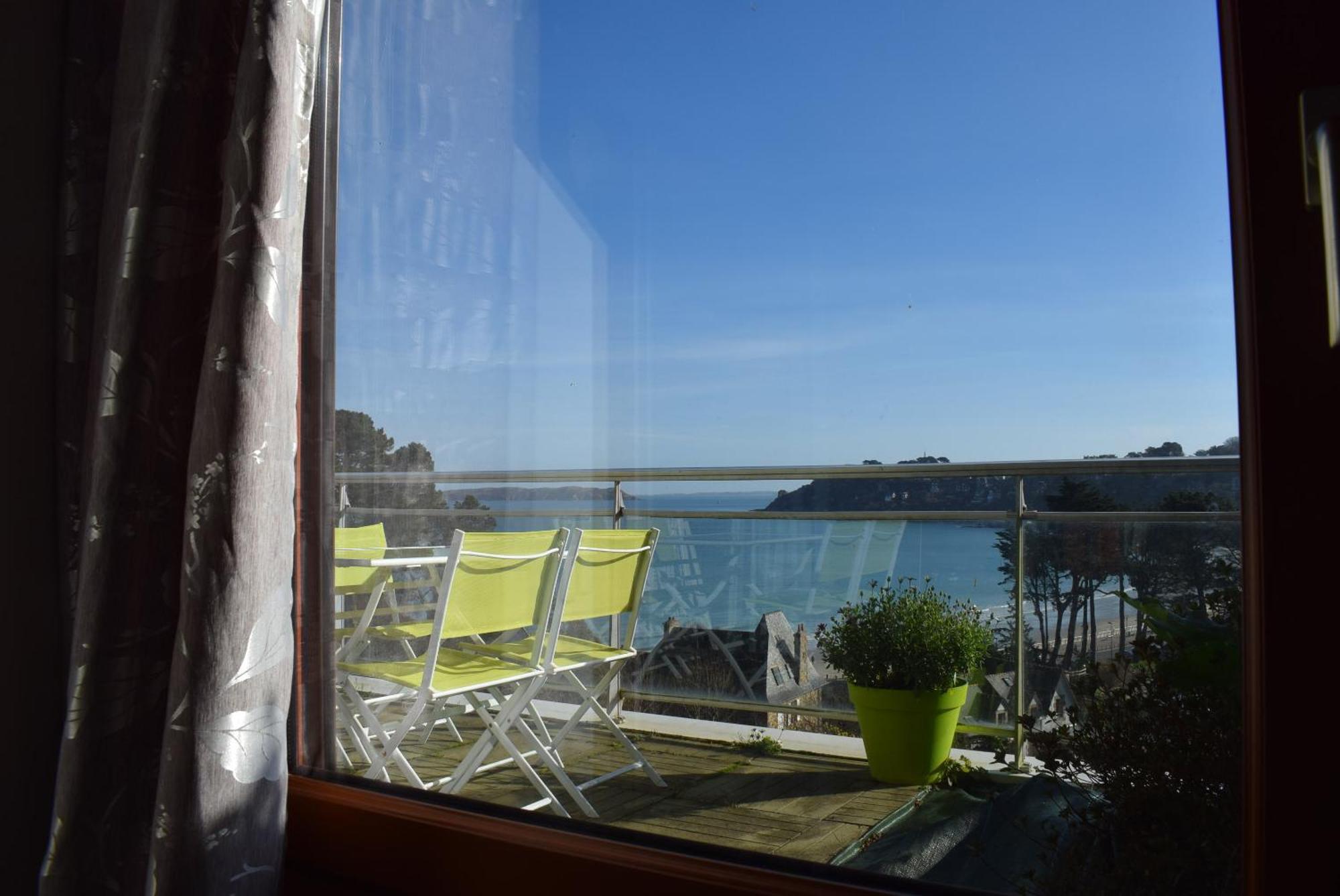 Appartement 2-4 Pers Vue Mer Exceptionnelle Avec Terrasse A Perros-Guirec - Ref 908 ภายนอก รูปภาพ